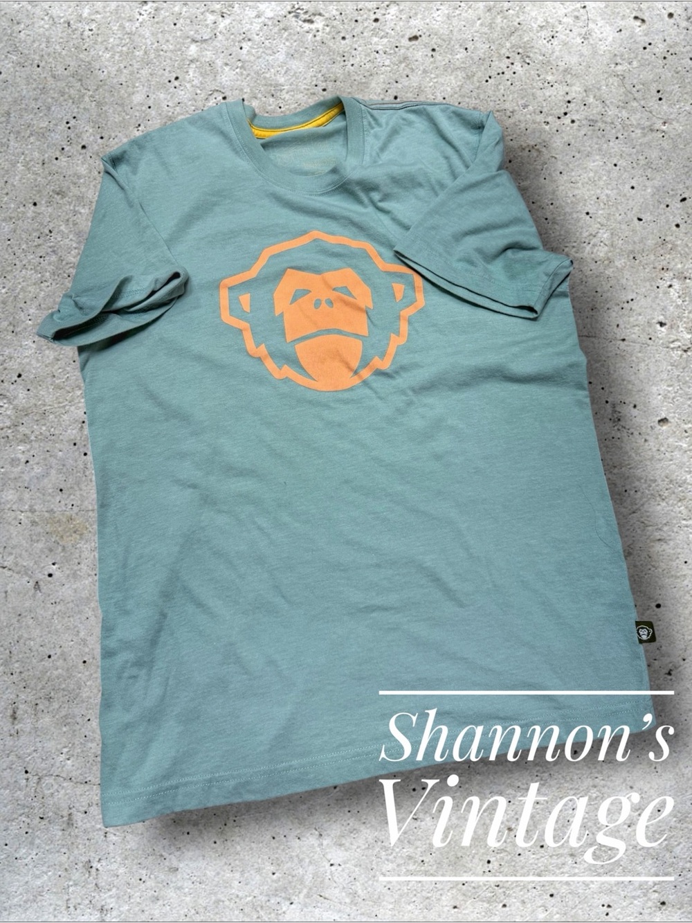 Howler Brothers El Mono Men’s Medium Sea Foam T-shirt A51